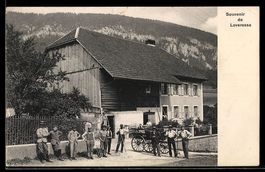 AK Loveresse, Partie am Bauernhaus
