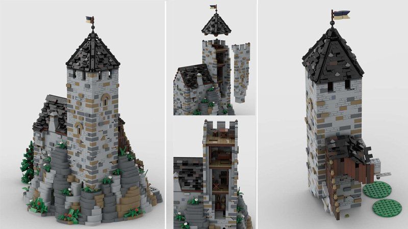 BlueBrixx Kit di costruzioni: Burg Blaustein mit Erweiterungen – Nuovo (secondo la descrizione) da Humlikon venduto da Mustang025 4
