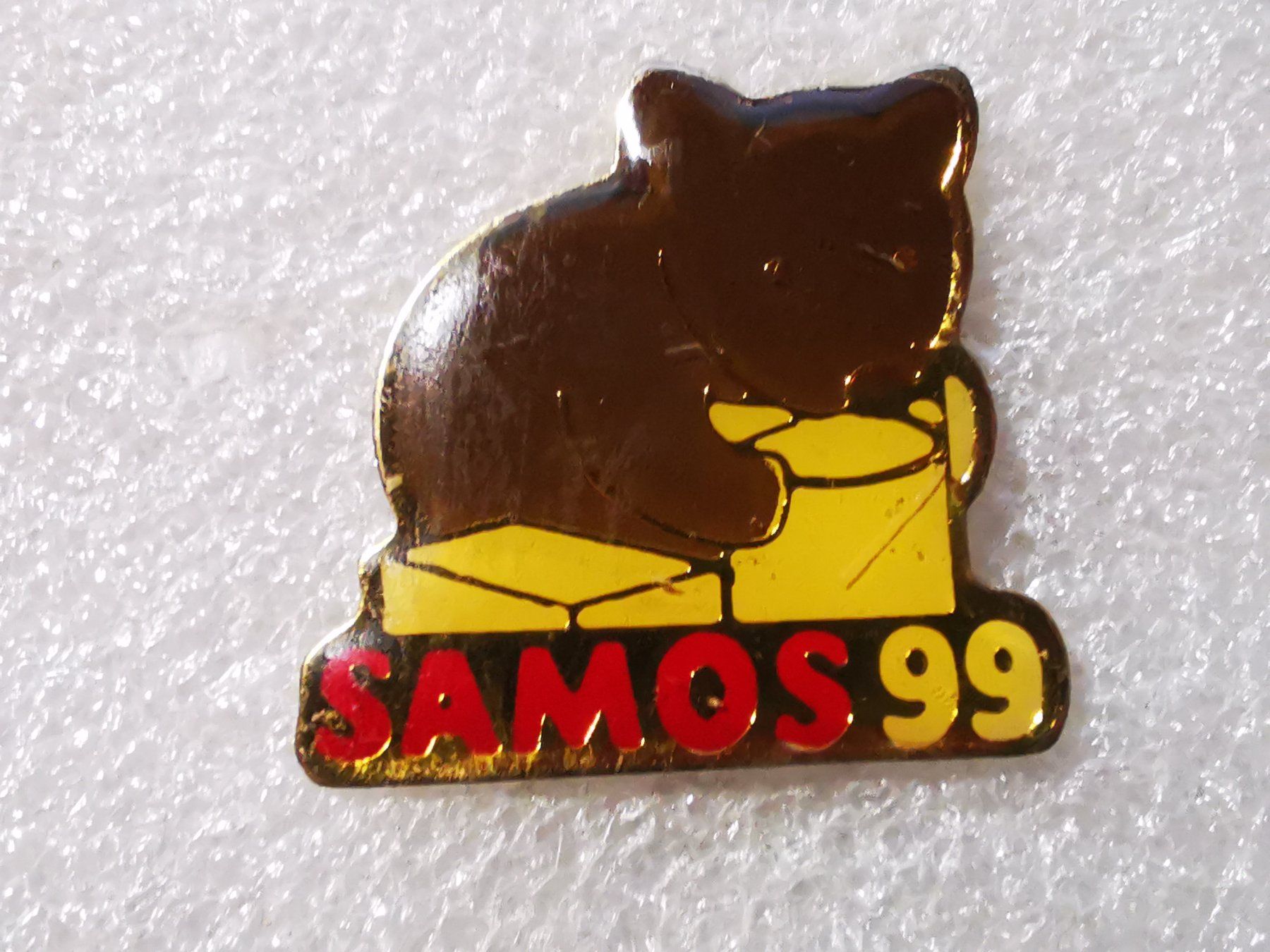 Placchette & Badge: Ansteckpin 19: Samos 99 – Usato da Oppligen venduto da Pin-Fall-Shop