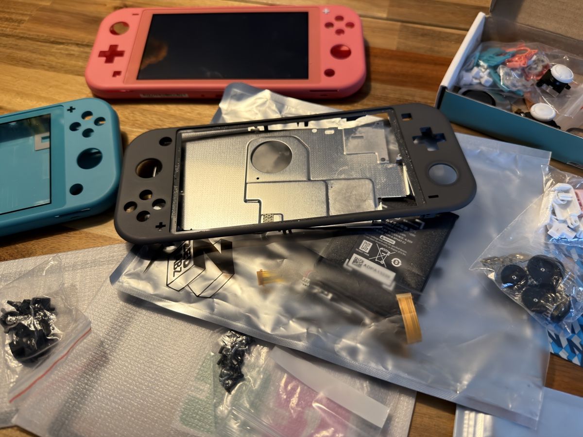 Nintendo Konsolen: Lot de pièces Nintendo Switch Lite pour bricoleur – Defekt aus Pailly von RomainR