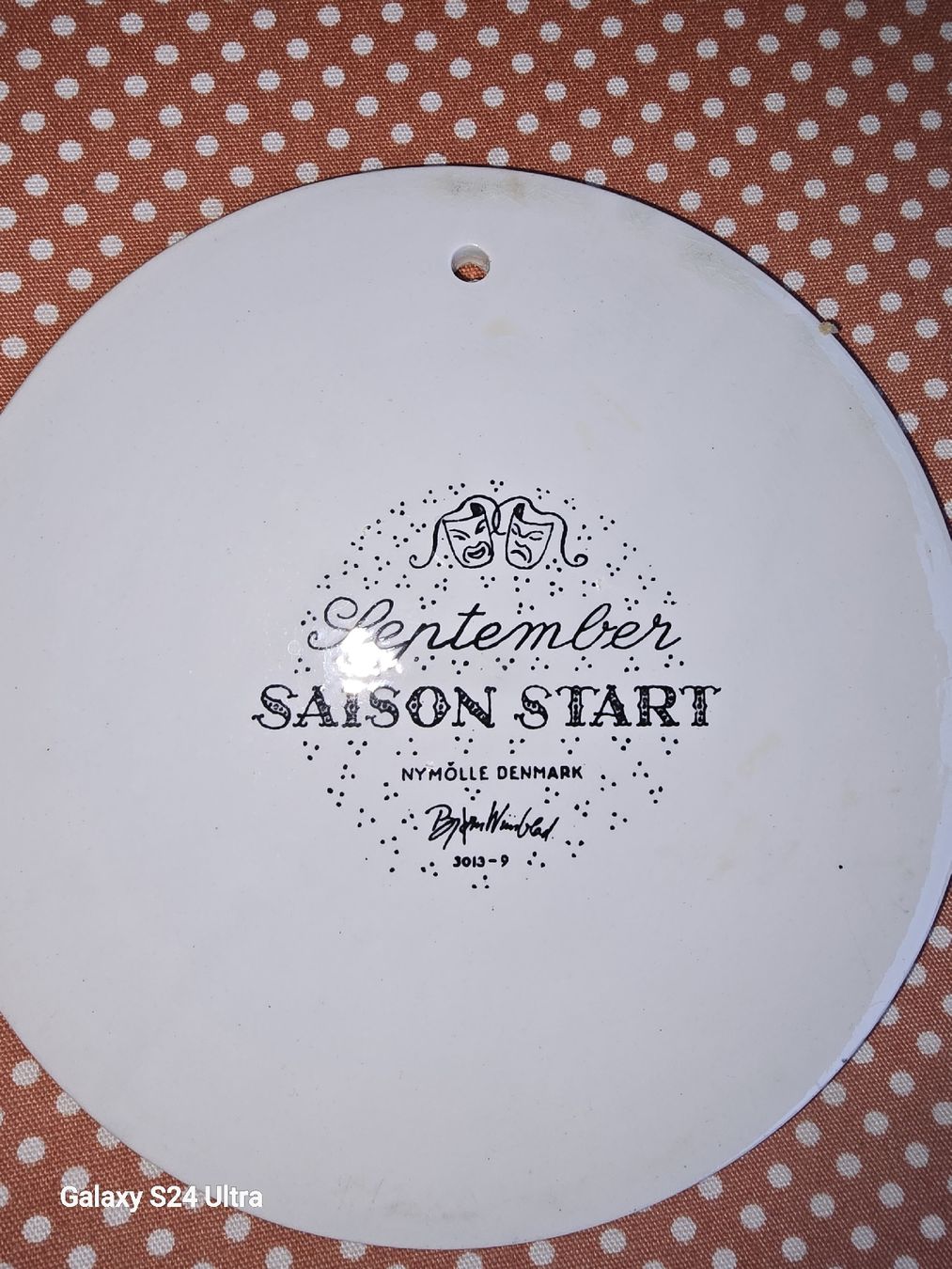 Piatti di portata: Wandplatte Saison Start September, Nymölle Denmark – Usato da Gelterfingen venduto da charly3333 1