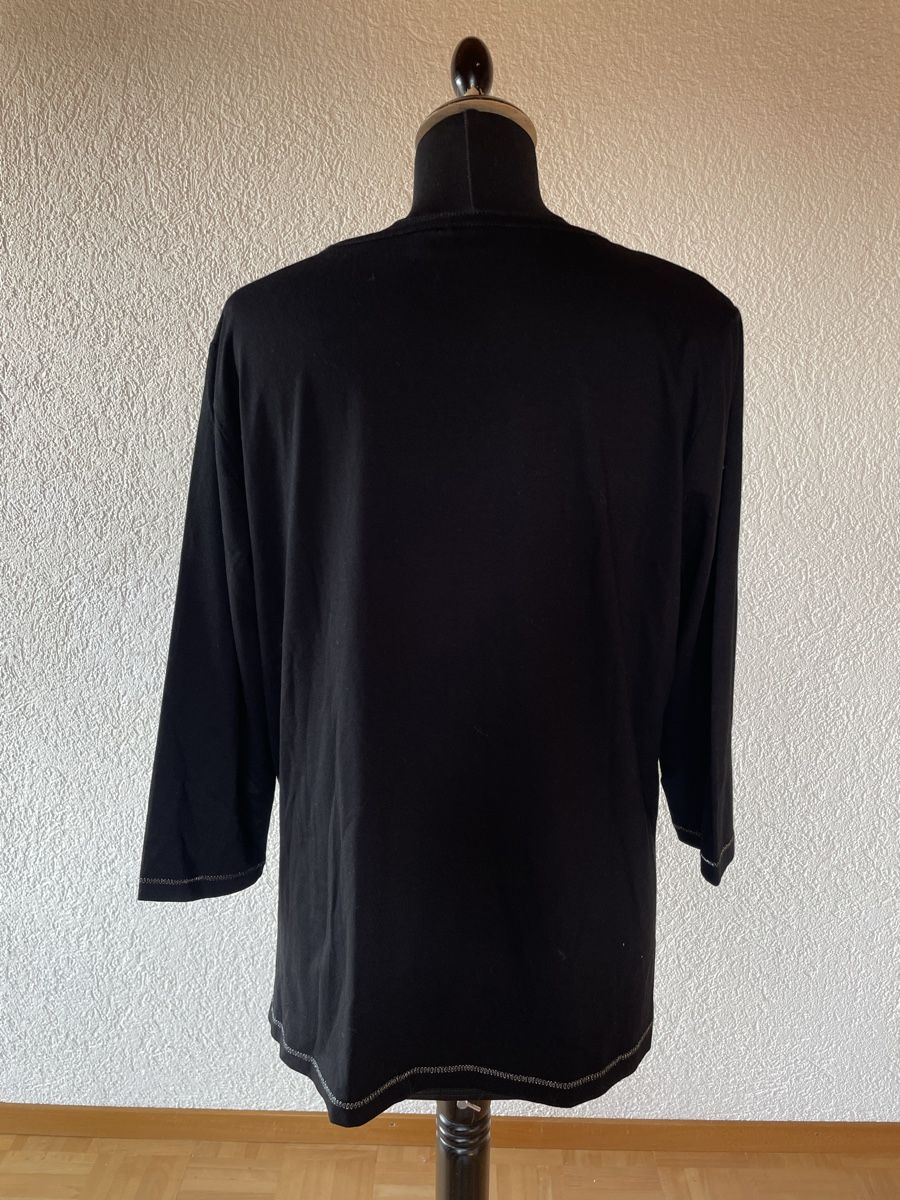 T-shirt: L damen Premium Shirt Langarm Schwarz Basic kl stern – Usato da Vinelz venduto da sonnenmond77 6