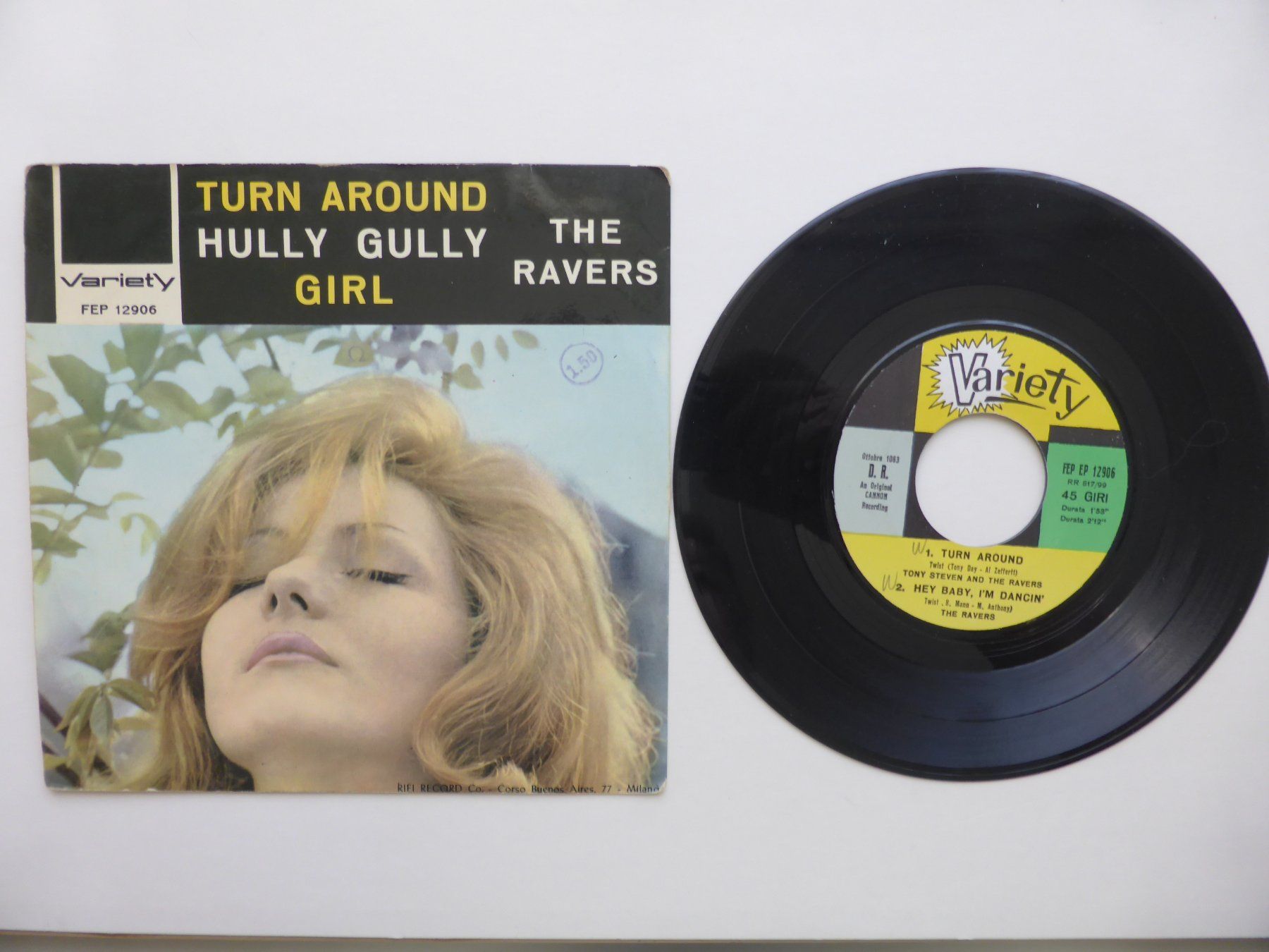Dischi in vinile: VINYL SINGLE  EP  THE RAVERS – Usato da Küssnacht am Rigi venduto da Mondkinder 1