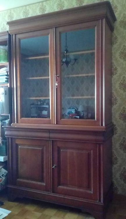 Étagère Murale En Merisier – 3 Niveaux – Bon État – Vitrine Ou Rangement