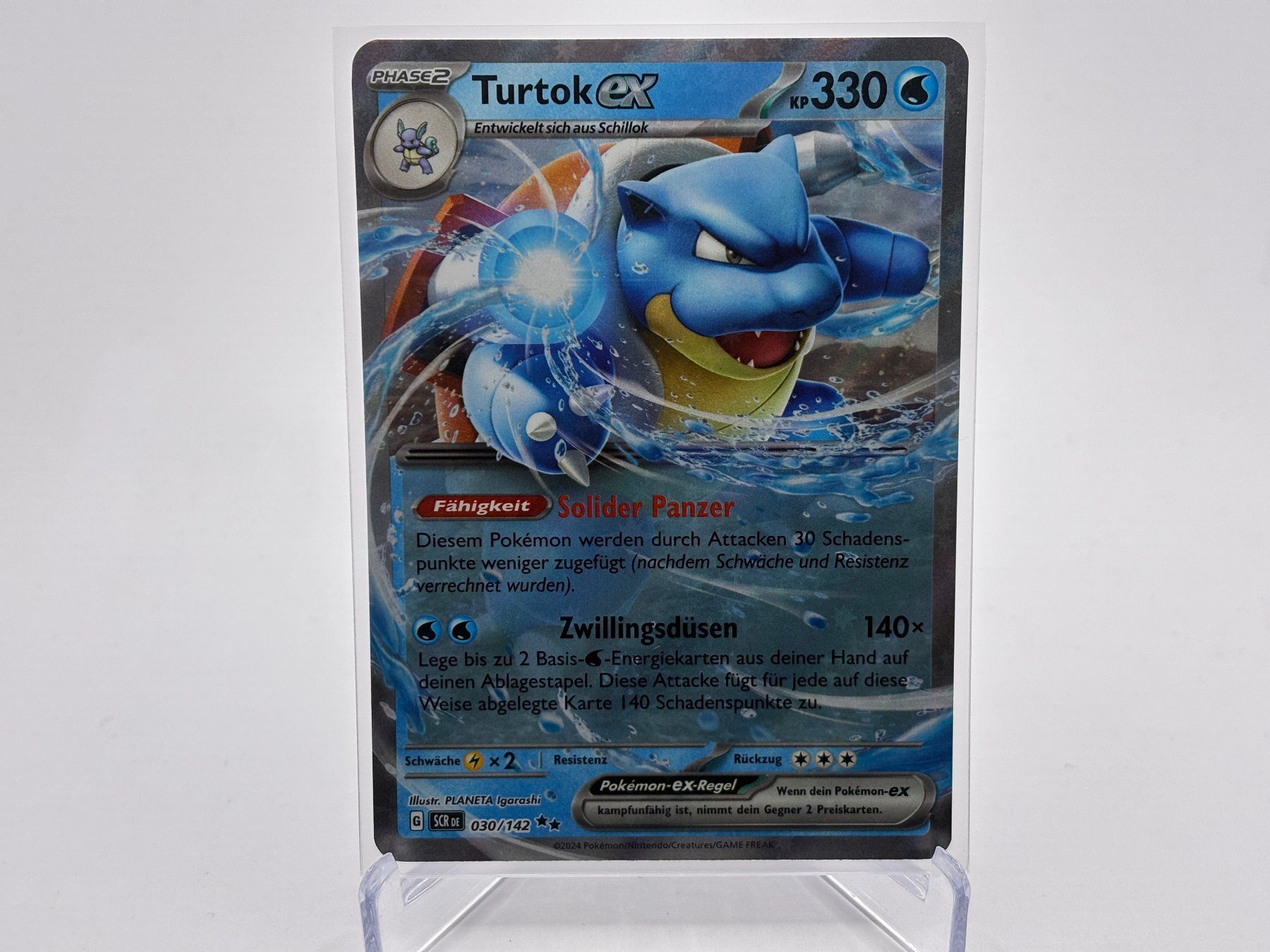 Pokémon Carte collezionabili: Stellarkrone - Turtok ex  (SCR 30) - DE – Usato da Allschwil venduto da Bullach