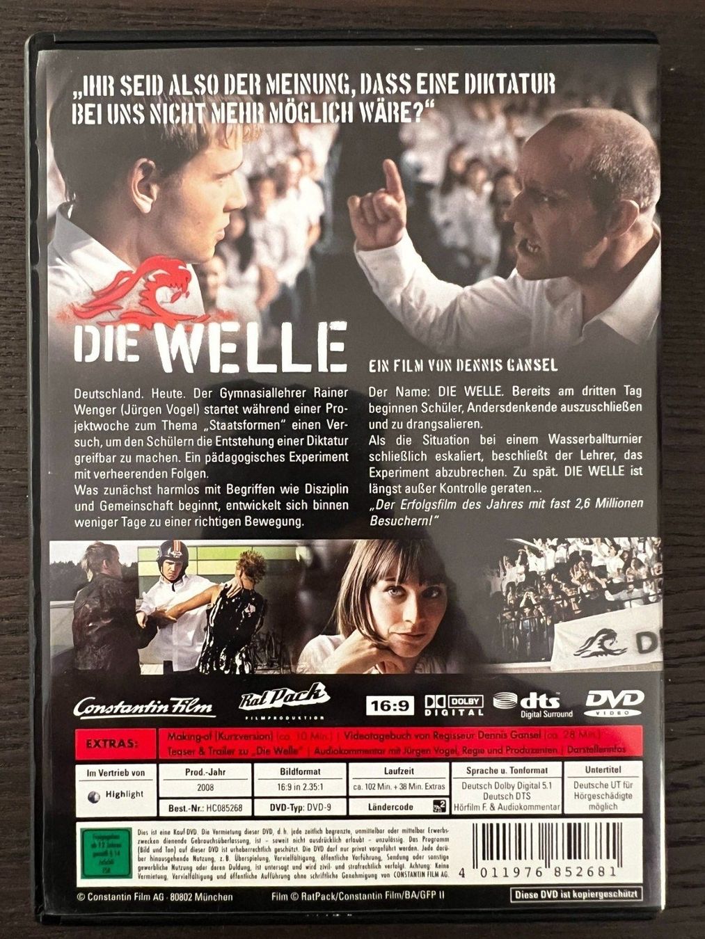Alle DVDs: Die Welle – Gebraucht aus Zürich von FilmFreunde 1