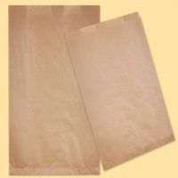 100 braune Papierbeutel mit Seitenfalte Grösse: 20+8x37cm