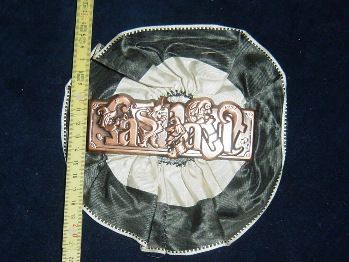Medaglie: Basler Zugsplakette Kufer 2007 mit Rosette & Platte – Usato da Binningen venduto da chat01 4