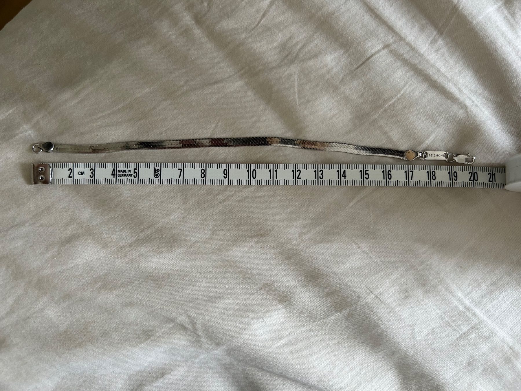 Armbänder & -reifen: Armband, Fishbone, 925 Silber, neuwertig – Neu (gemäss Beschreibung) aus Solothurn von anj_5zhn 2
