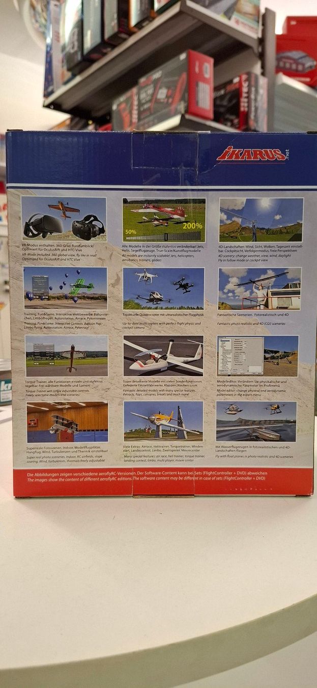 Modellismo RC: Ikarus aerofly Flugsimulator Basis-Version DVD mit Steuerung – Nuovo e nell'imballaggio originale da Muttenz venduto da KEL_Modellbau_Senn 2
