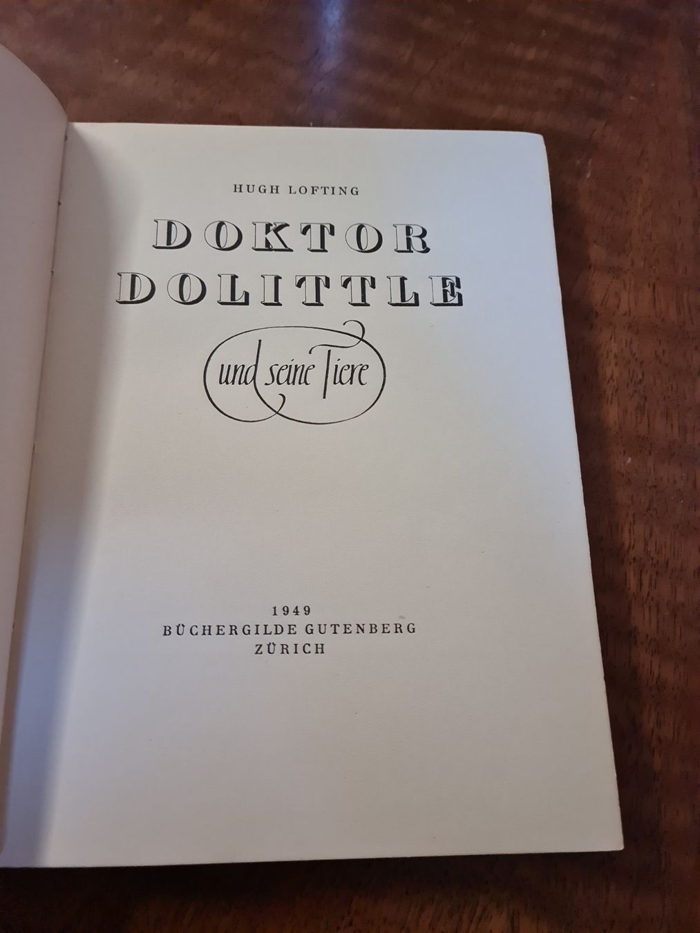 Libri: DOKTOR DOLITTLE und seine Tiere – Usato da Erstfeld venduto da Mario_boe0 1