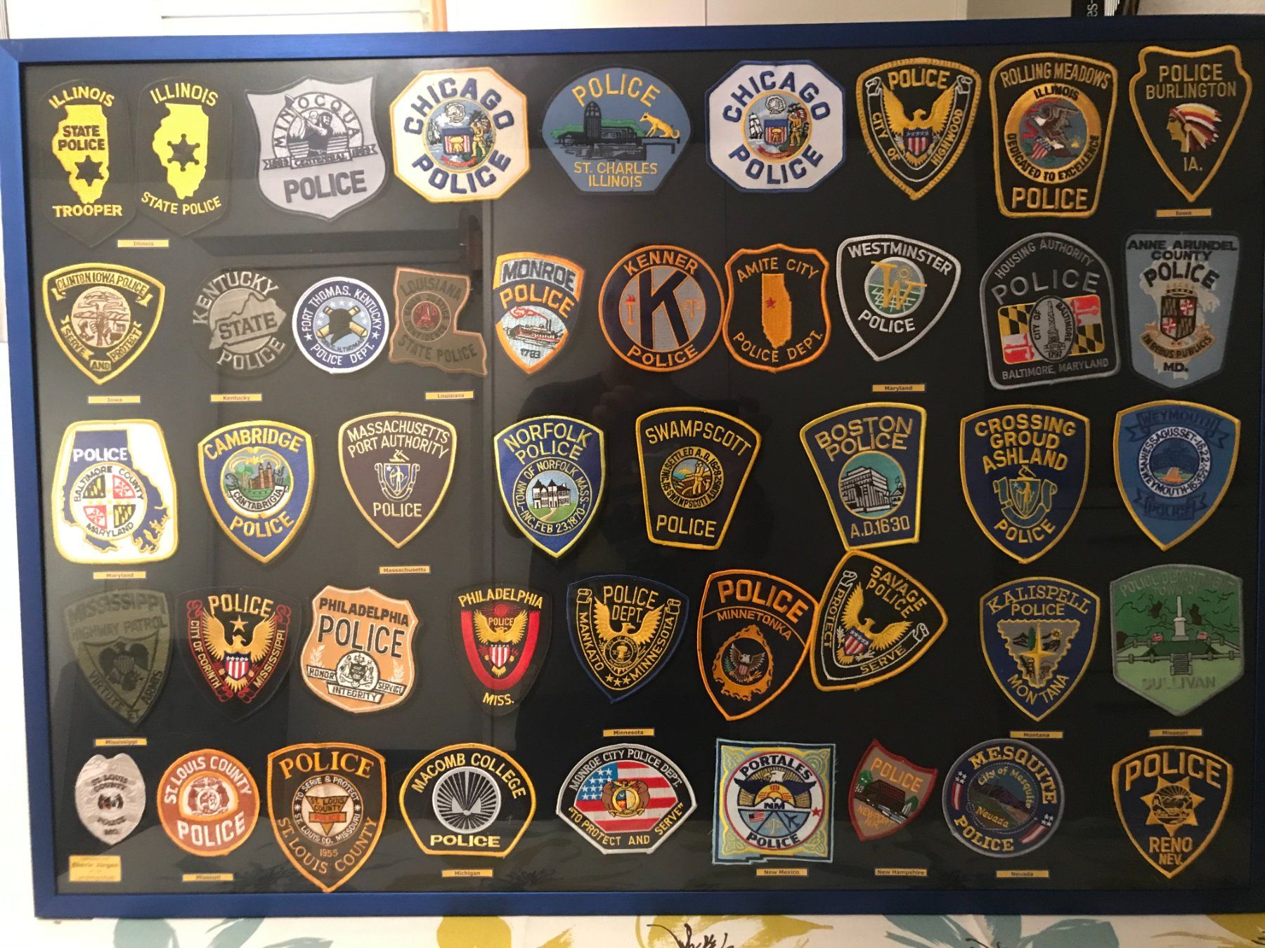 Placchette & Badge: US Amerika Abzeichen Police – Usato da Schaan venduto da Auring61