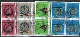 1980  PRO PATRIA  4 - Block   gestempelt  Ersttag