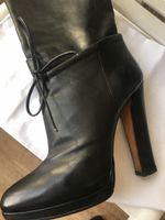Casadei Stiefel Leder schwarz
