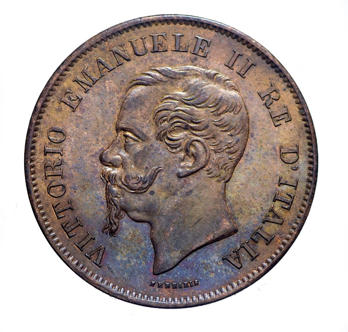 Tutti le monete: Italien, 5 Centesimi 1861 Milano – Usato da Lugano venduto da Numisartes