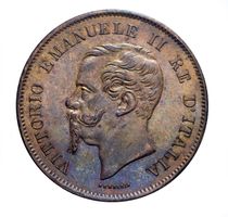 Italien, 5 Centesimi 1861 Milano