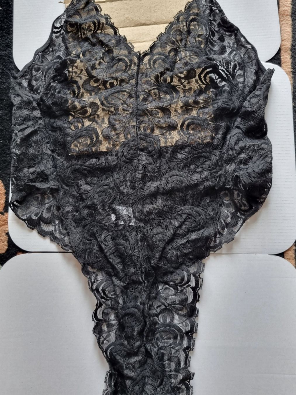 Altra biancheria intima: Body mit Spitzen, schwarz, Gr. M – Nuovo e nell'imballaggio originale da Geroldswil venduto da Agapanthus22