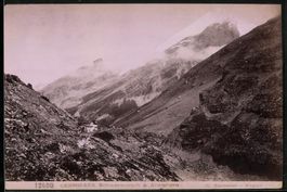 Fotografie Gemmipass, Blick zum Hotel Sc
