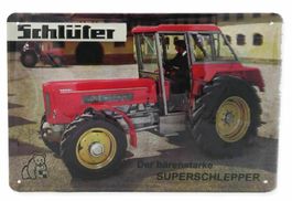 Blechschild 3D-SCHLÜTER TRAKTOR BÄRENSTA