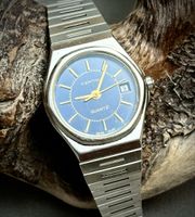 Montre Certina Quartz bleue femme fonctionne 