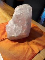 Grosser Rosenquarz Rohstein naturbelassen guter Zustand