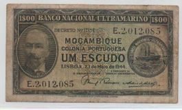 1 ESCUDO -23 MAGGIO 1944 - MOZAMBICO  (COLONIA PORTOGHESE)
