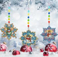 3-teiliges Diamond Painting Schneeflocken