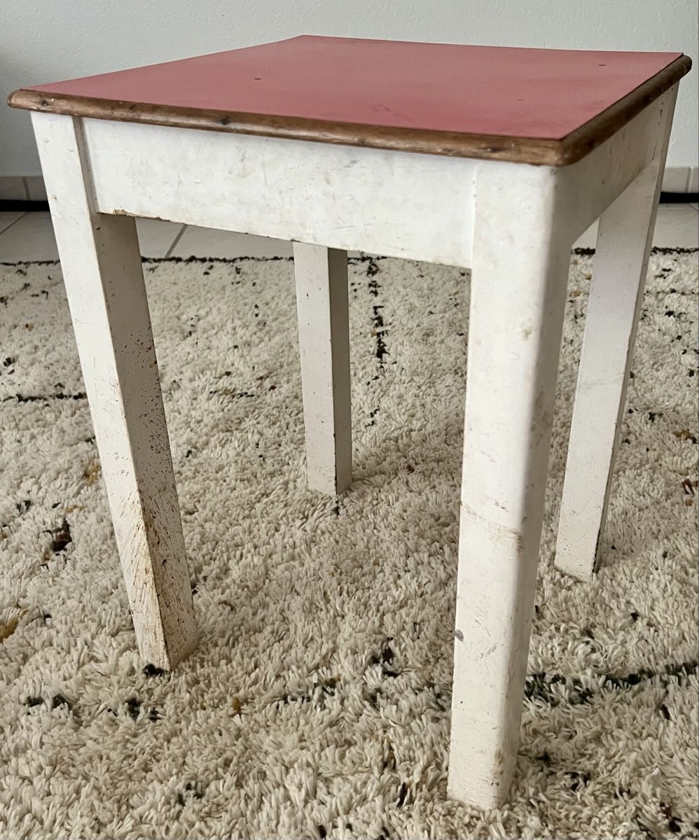 Sgabelli: 50er/60er Holz Hocker, Tabouret – Usato da Hunzenschwil venduto da Madachica 4