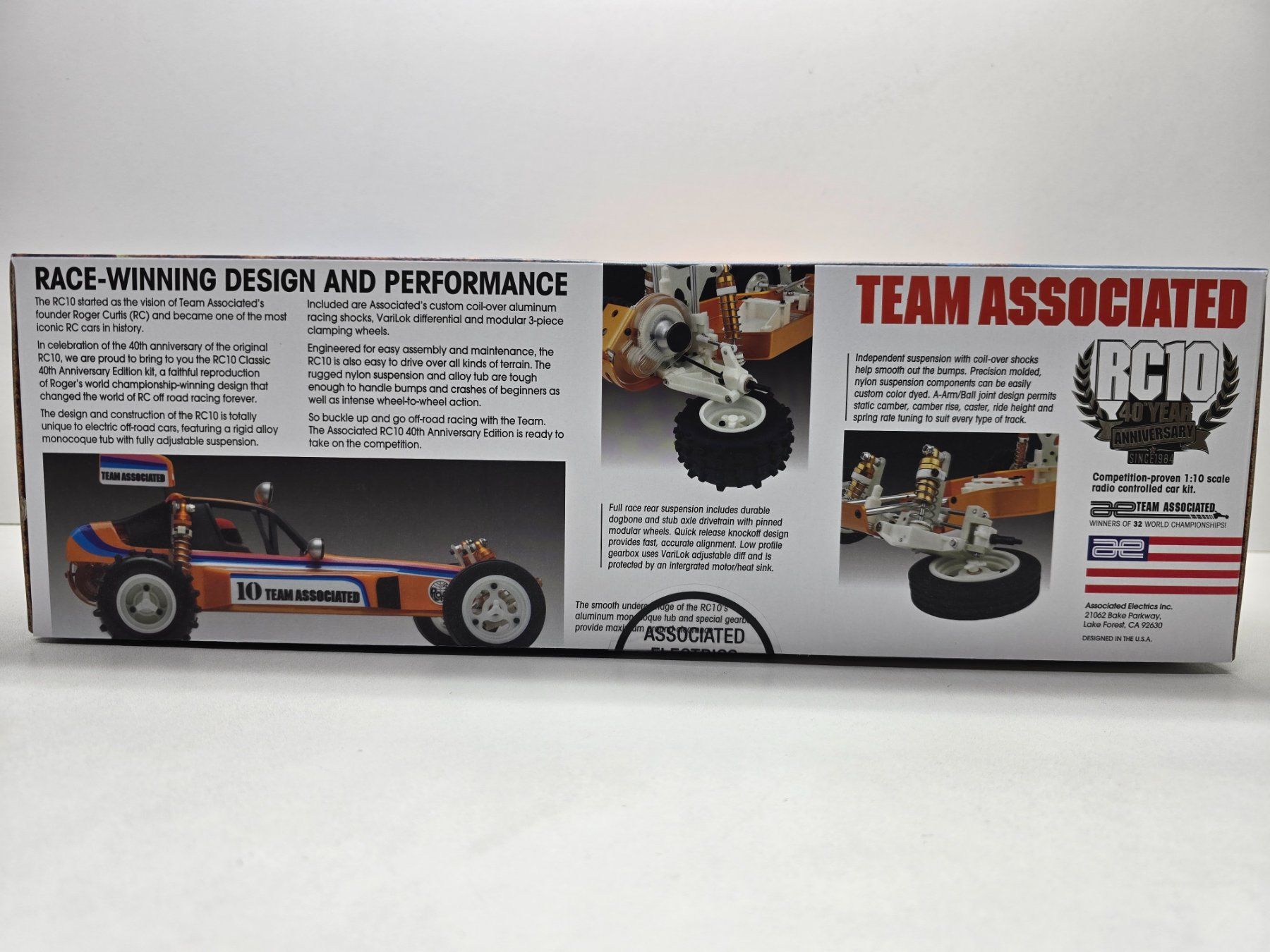Modellismo RC: Team Associated RC10 40 Anniversay 6007 – Nuovo e nell'imballaggio originale da Oetwil am See venduto da diablo67 1