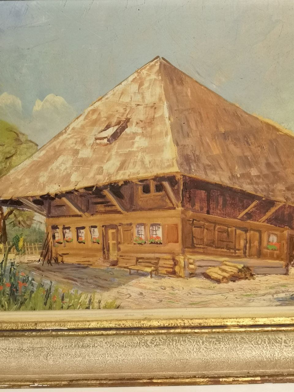 Gemälde: Ölgemälde, signiert, 1949 – Gebraucht aus Bern von Yunkom 1