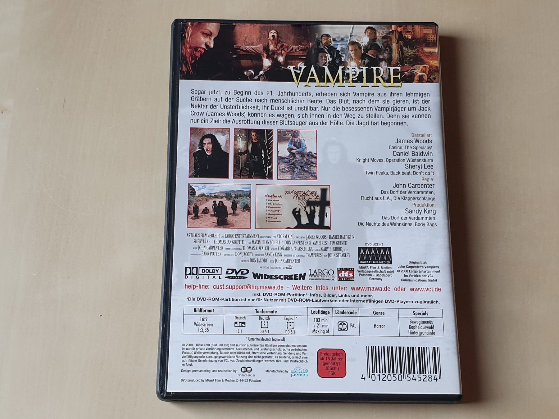 Alle DVDs: John Carpenters Vampire – Gebraucht aus Stansstad von collectorsshop 1
