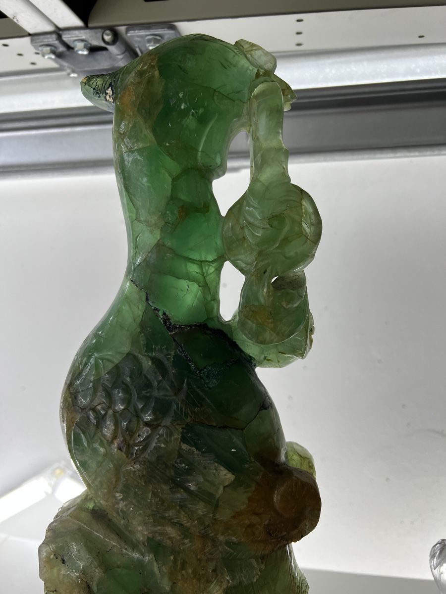 Sculture & Statue: 2 grosse Jade Skulpturen Truthähne – Usato da Wettingen venduto da NickInc 8