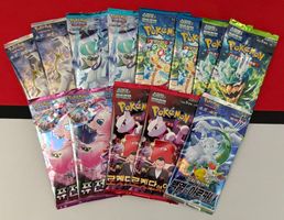 Pokemon Booster Packs Korean Bundle