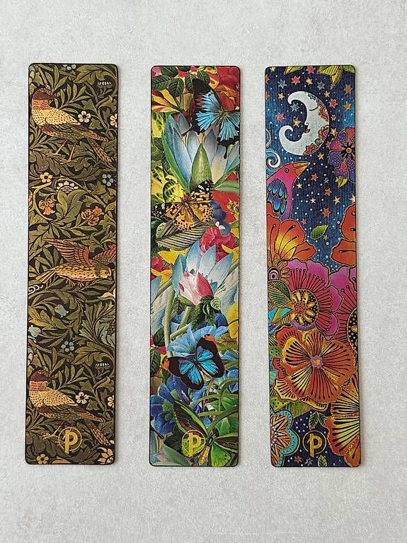 Sonstiges zum Sammeln & Seltenes: 3 Paperblanks Buchzeichen / Lesezeichen – Neu (gemäss Beschreibung) aus Embrach von Rondamaro