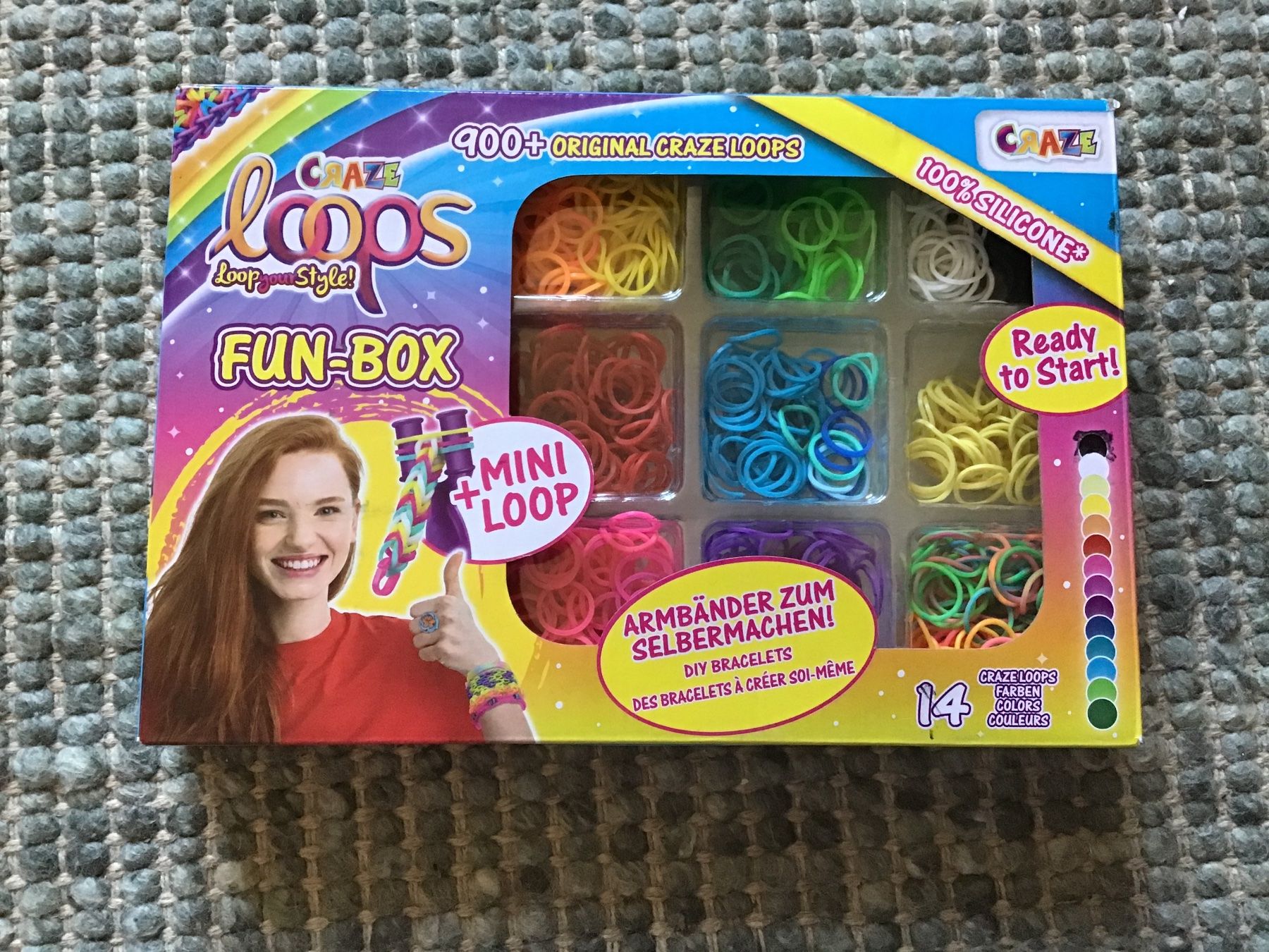 Kit bricolage: Bastelset: Craze Loops Fun-Box, Armbänder selber machen! – Usato da Langrickenbach venduto da orangecircledance