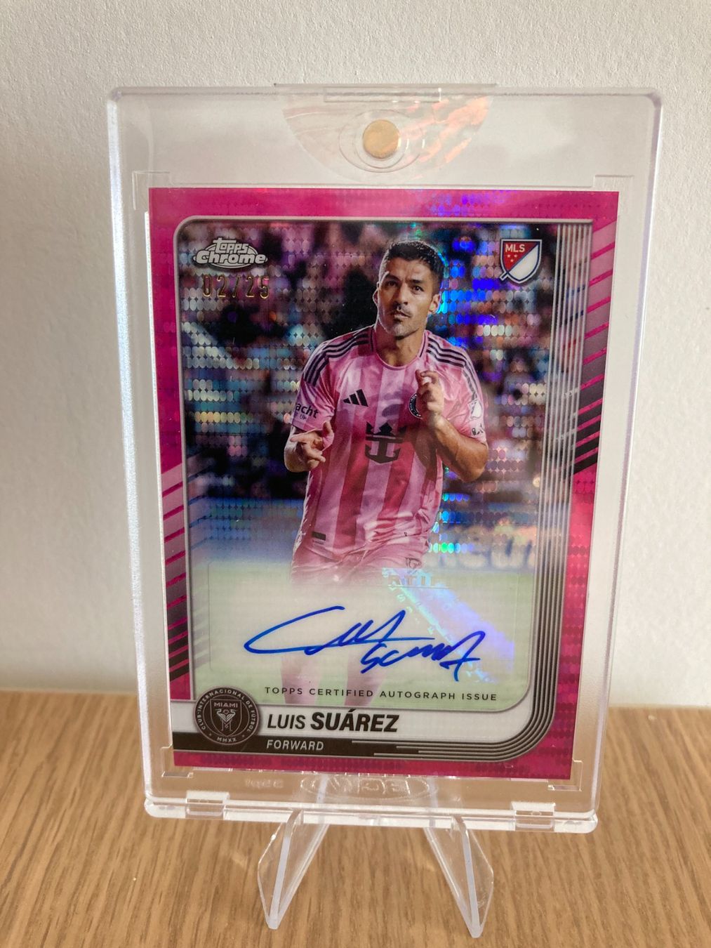 Topps Cartes à collectionner: Topps Chrome MLS 2025 - Luis Suarez Auto /25 – D'occasion à La Tour-de-Peilz par Tyalos_Cards