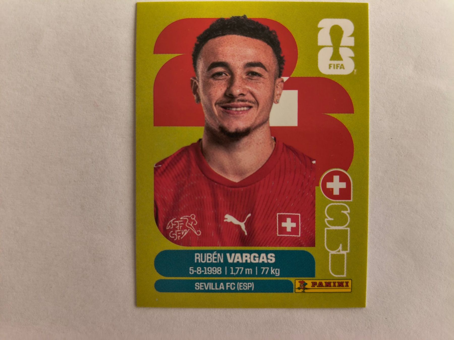 Panini Carte collezionabili: W Cup 2026 Suisse N°18 Vargas – Nuovo (secondo la descrizione) da Fontainemelon venduto da cathare67