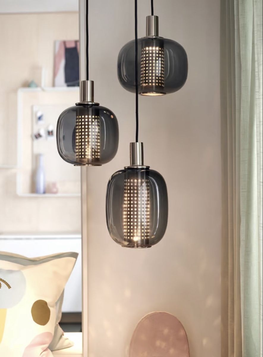 Ikea Lustres & lampes de plafonds: Hängelampe IKEA HÖGVIND – D'occasion à Oberarth par Flor_Boaglio 1