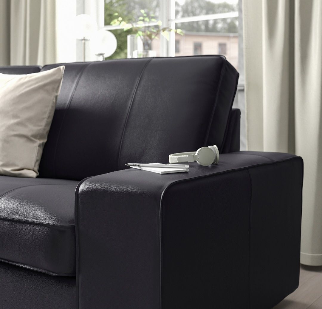 Divani: Elegante schwarze Ledercouch L-Form original Preis 2198,-CH – Usato da Neuenhof venduto da ani_2bkx 2