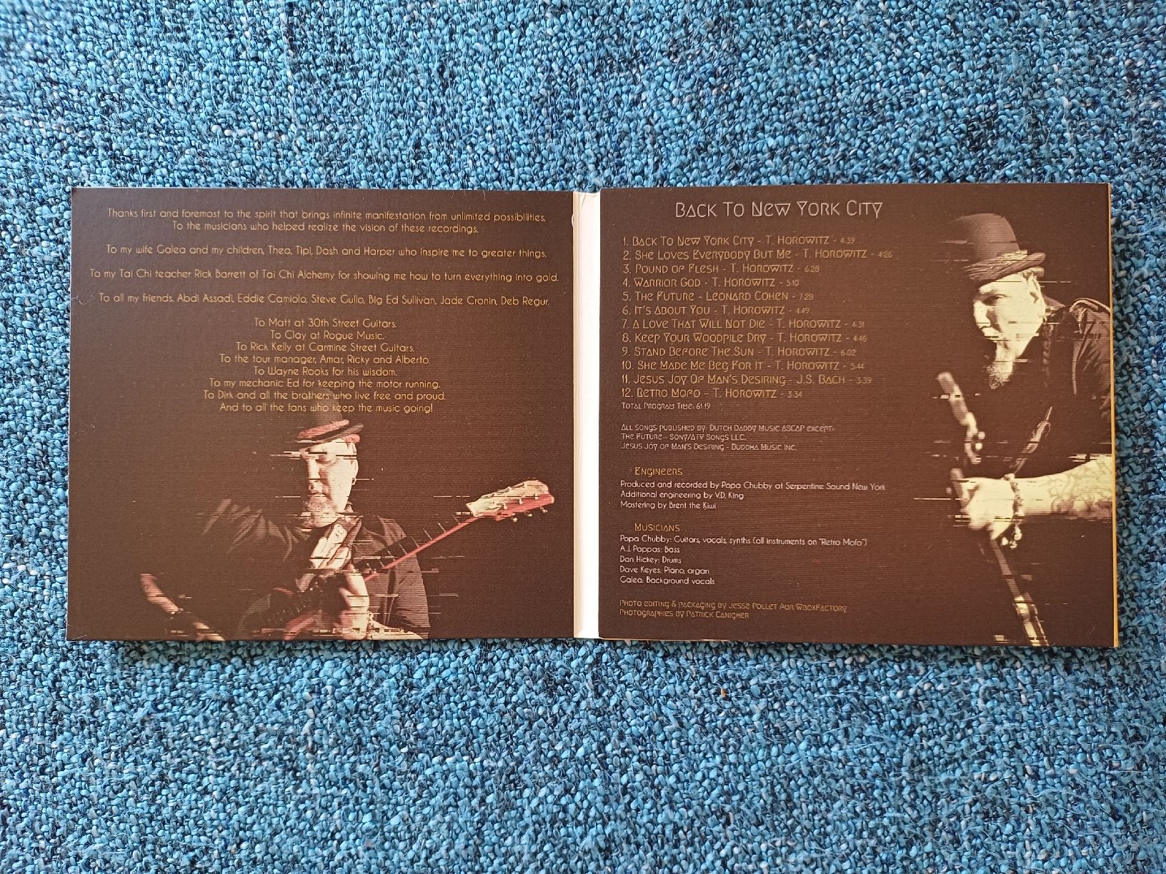 CDs: Popa Chubby "Back to New York city" CD  – Neu (gemäss Beschreibung) aus Begnins von Drastic-Sound 2