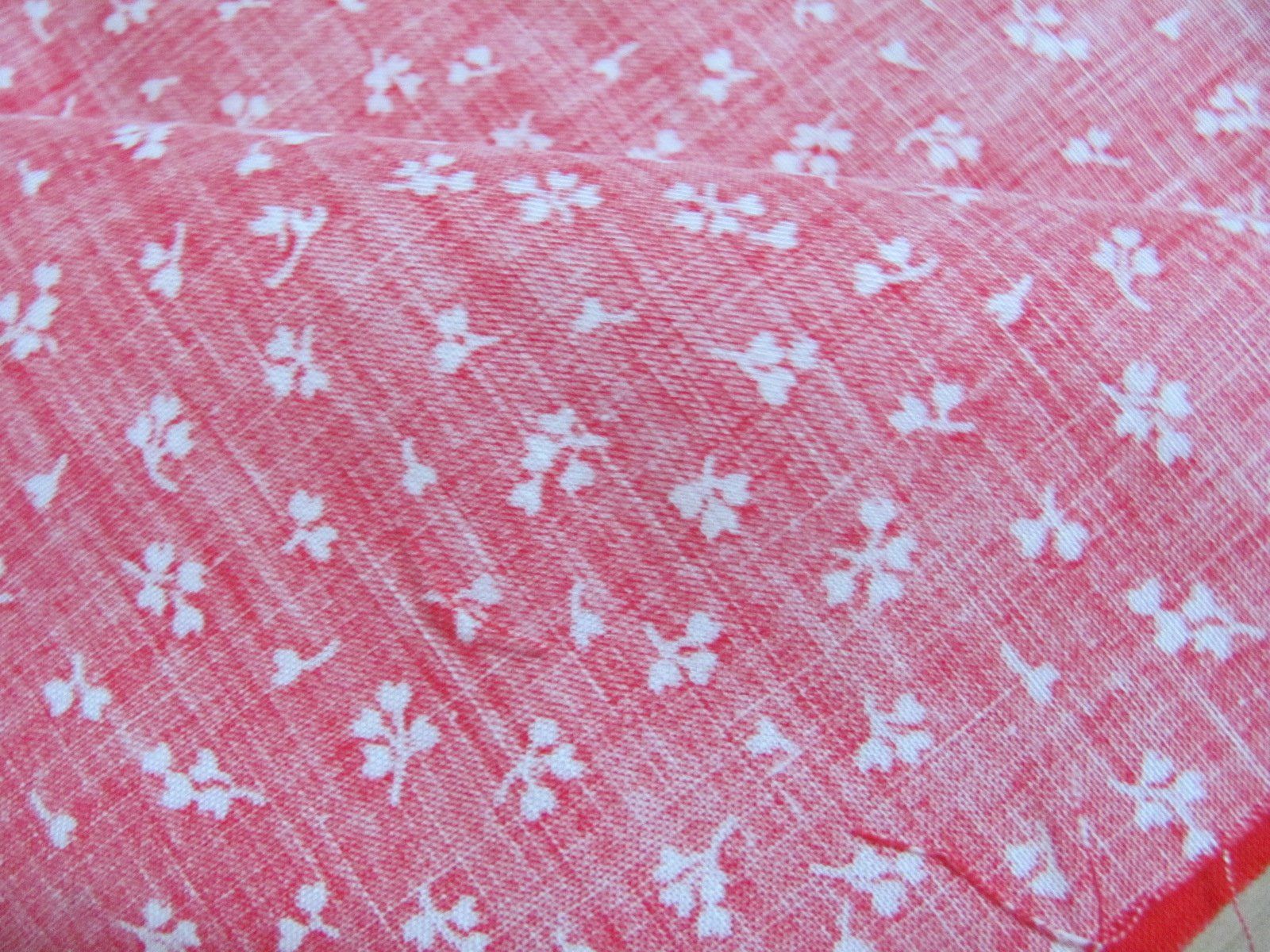 Tessuti: Roter Stoff Baumwolle mit Blumenmuster, 87x200 – Usato da Kriens venduto da Miracle49 2