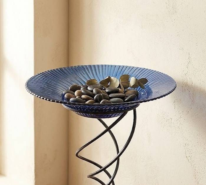 Altro in Decorazioni & Accessori: Design-Ständer mit kobaltblauer Glasschale "neuwertig" – Usato da Baar venduto da leo_j8vl 1