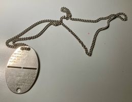 Schweizer Armee, Militär-Grabstein, Erkennungsmarke,