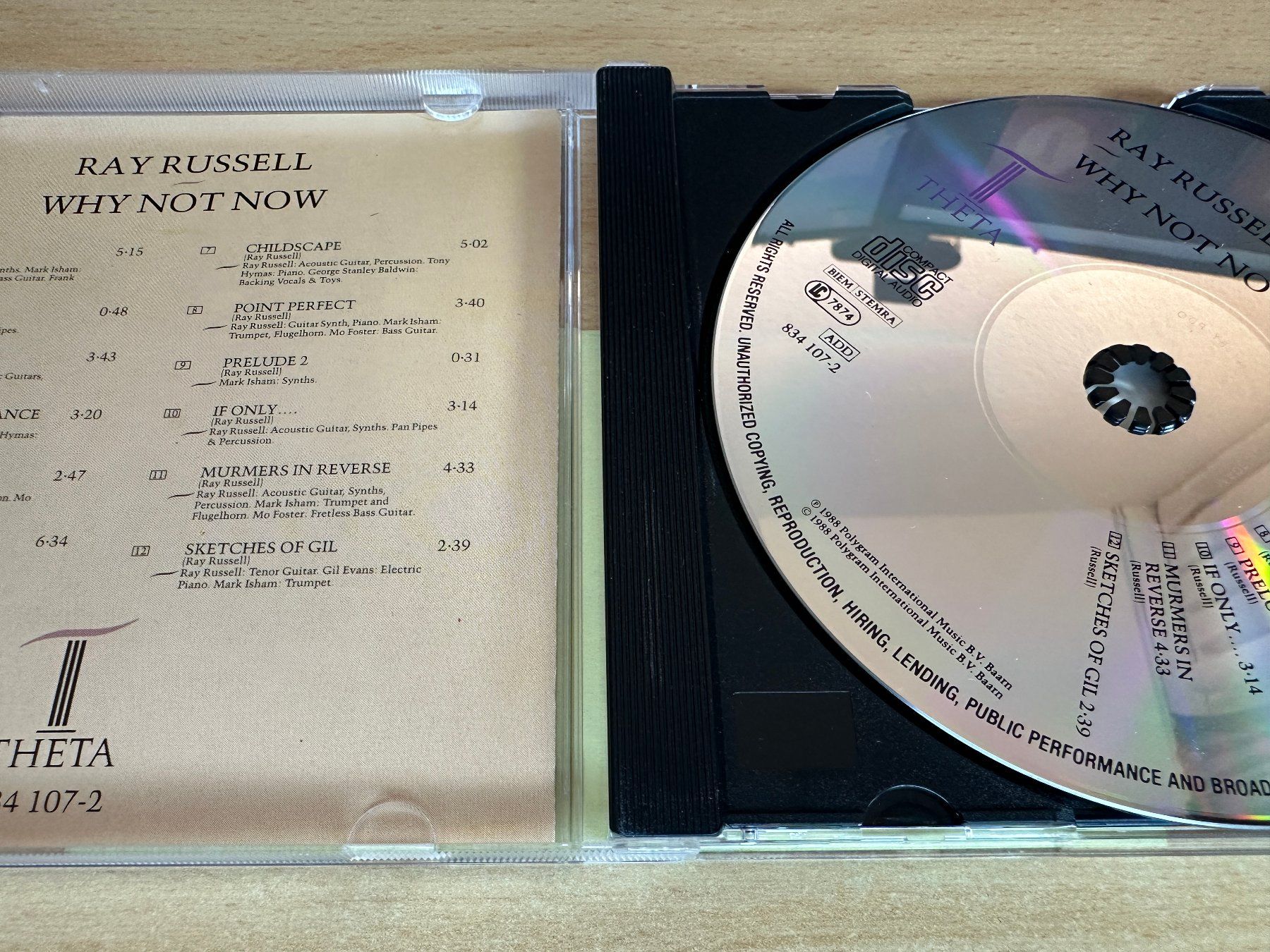 CD: Ray Russell – Why Not Now – Usato da Rikon im Tösstal venduto da Alpenmutz 2