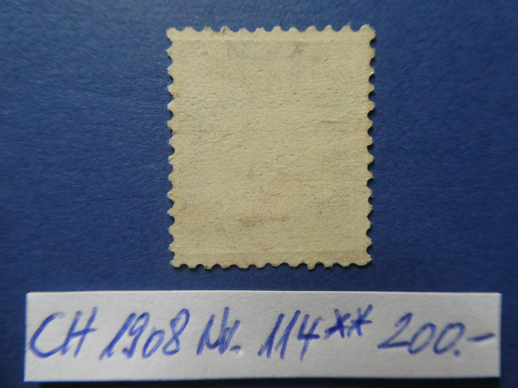 Alle Briefmarken: CH 1908 Nr. 114 postfrisch ** – Gebraucht aus Lausen von Herbamare01 1