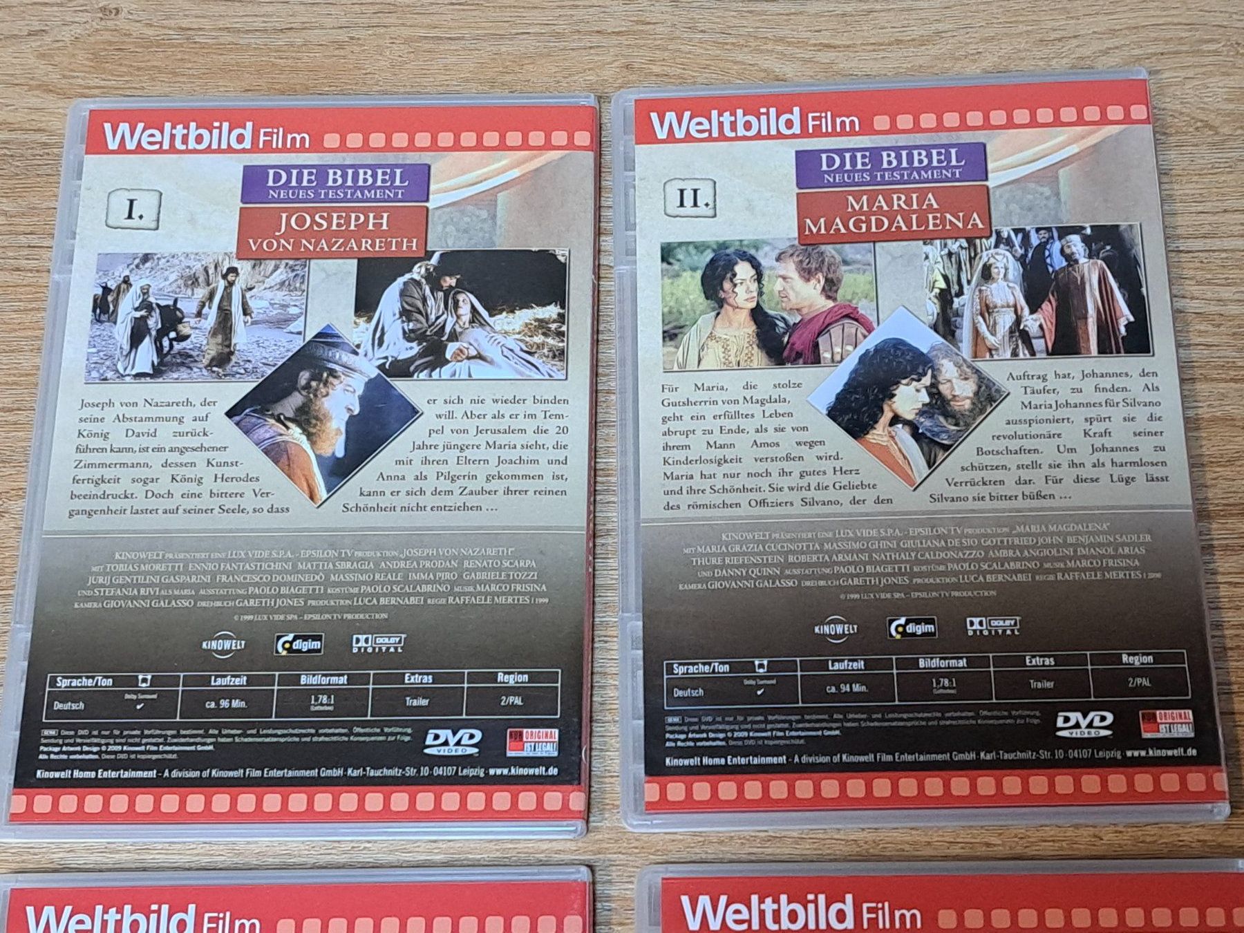 Tutti i DVDs: Die Bibel, Das neue Testament, Boxset mit 4 Discs – Nuovo (secondo la descrizione) da Unterseen venduto da Kanica 5