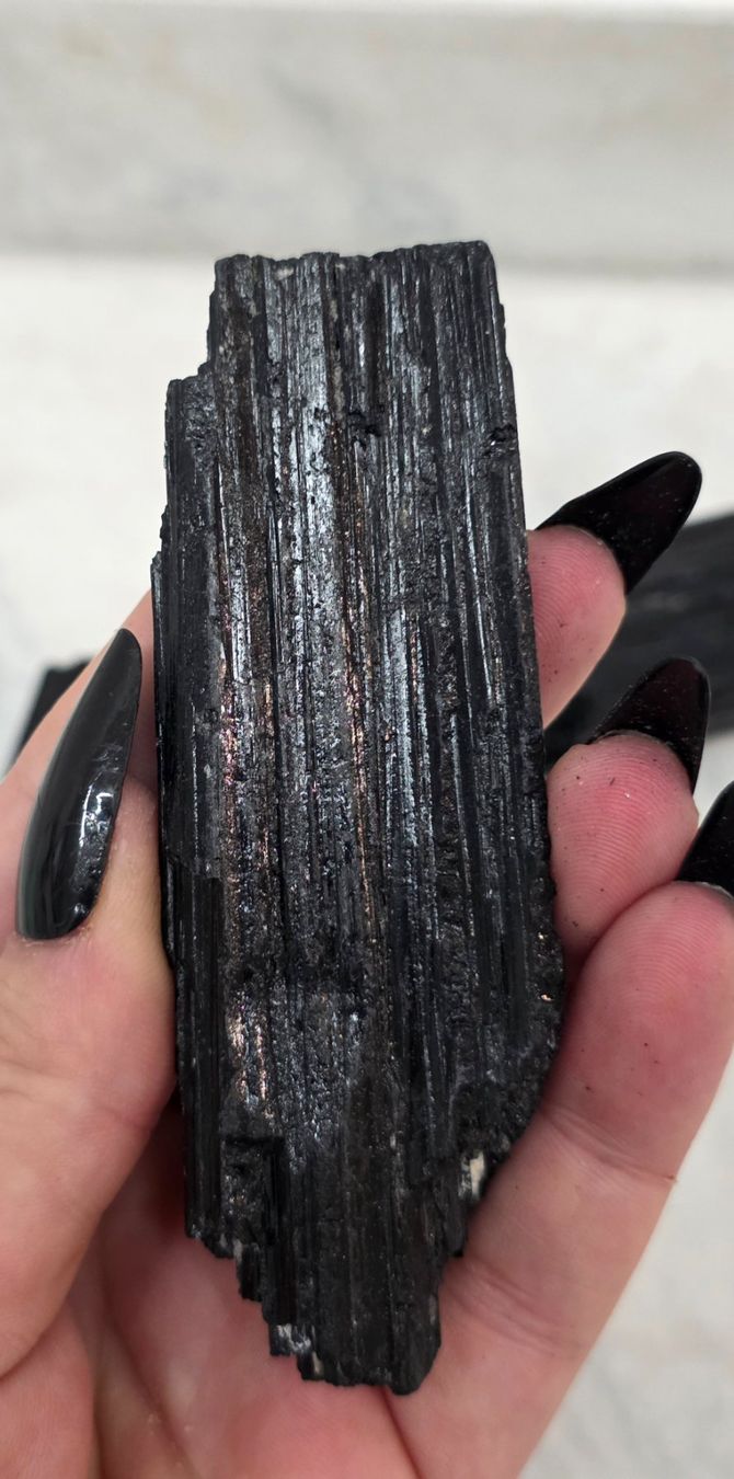 Minerali & Pietre curative: 5 schwarze Turmalin Stücke 461g – Nuovo e nell'imballaggio originale da Matzingen venduto da Shay_Crystalz 2
