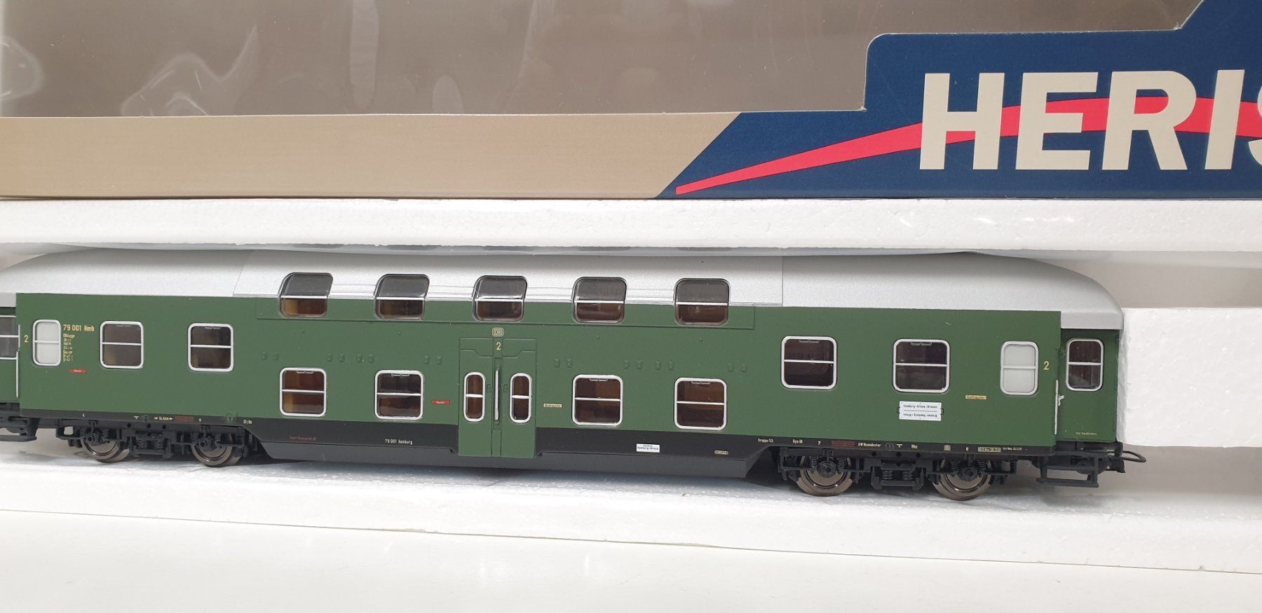Modelleisenbahnen: Heris DB Doppelstock H0/DC – Neu (gemäss Beschreibung) aus Geroldswil von TopTrain54 3