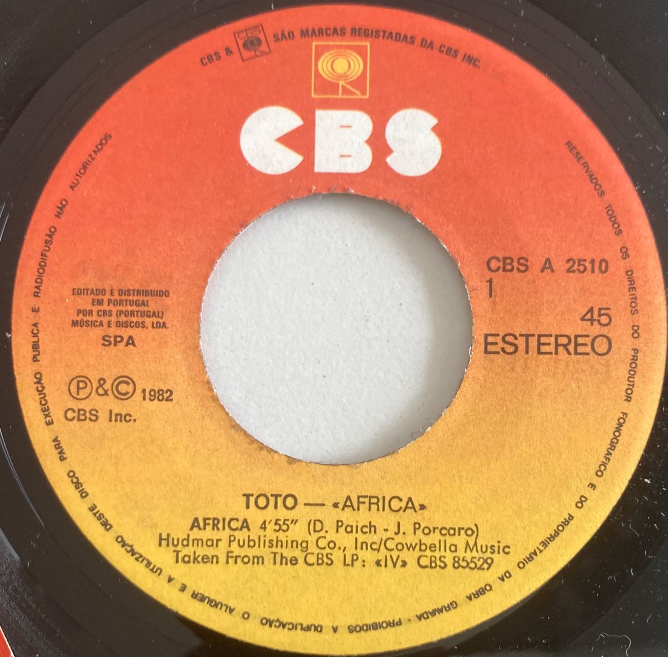 Dischi in vinile: TOTO - AFRICA – Usato da Poliez-Pittet venduto da Newtown-Records 2