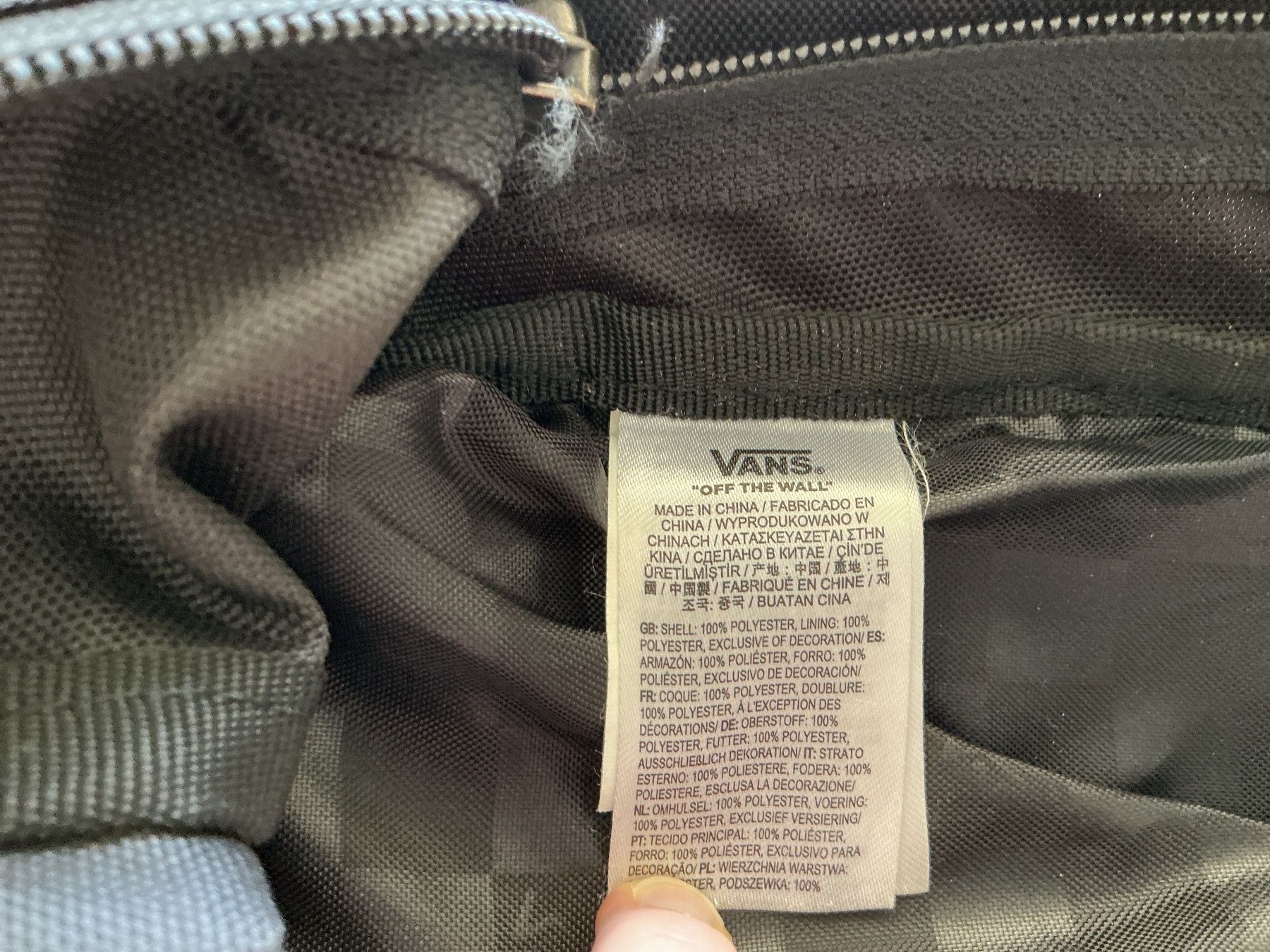 Vans Zaini: Vans Rucksack schwarz – Usato da Frauenfeld venduto da Stehojen 4